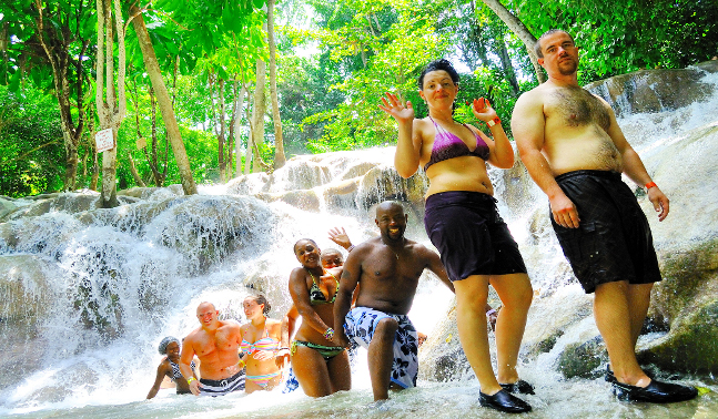 Dunns river falls From Falmouth jamaica, Waterfalls jamaica 